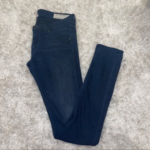 RAG & BONE DARK BLUE SKINNY JEANS
